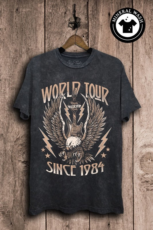 World Tour Since 1984 Graphic Tee - Wild Skyes