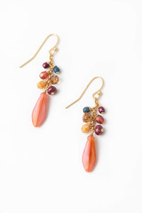 Anne Vaughan Designs Jewelry - Blossom Czech Glass Cluster Earrings