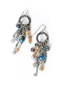 Anne Vaughan Designs Jewelry - Claridad Gemstone Tassel Earrings