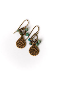 Anne Vaughan Designs Jewelry - Rustic Creek Czech Glass Simple Earrings