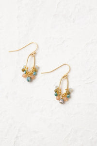 Anne Vaughan Designs Jewelry - Waterfall Czech Glass, Crystal Cluster Earrings