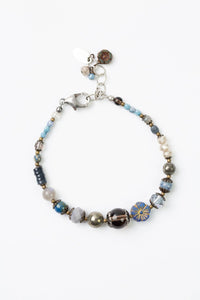 Anne Vaughan Designs Jewelry - Claridad 7.5-8.5" Simple Collage Bracelet