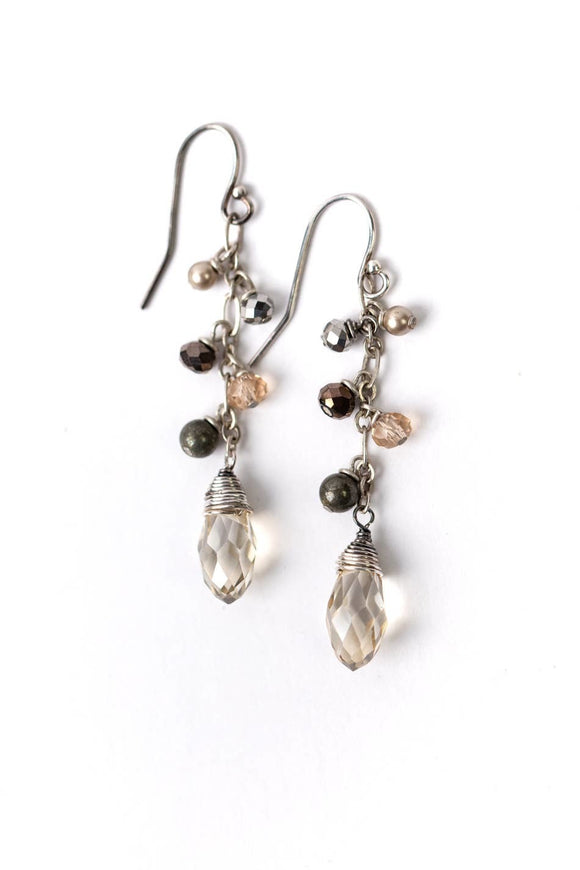 Anne Vaughan Designs Jewelry - Windsor Castle Dangle Cluster Earrings