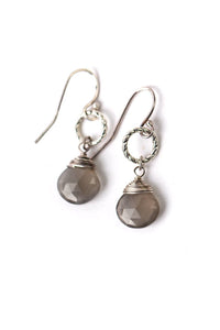Anne Vaughan Designs Jewelry - Windsor Castle Moonstone Simple Earrings